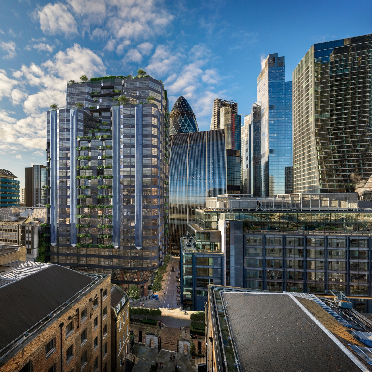 The Dovetail Building, London EC3 - CGI